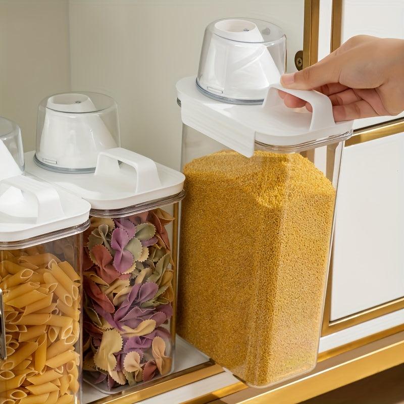 Airtight Food Storage Container With Lid Candy Jars Biscuit Tea Can