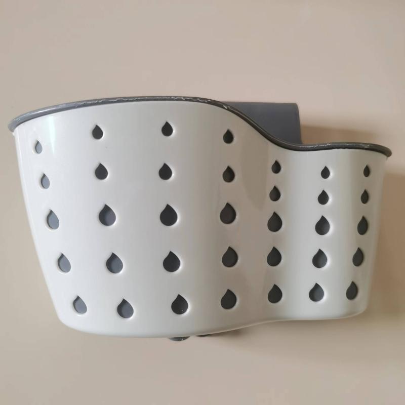 Double Layer Faucet Storage Rack Kitchen Plastic Rotatable Sink Drain