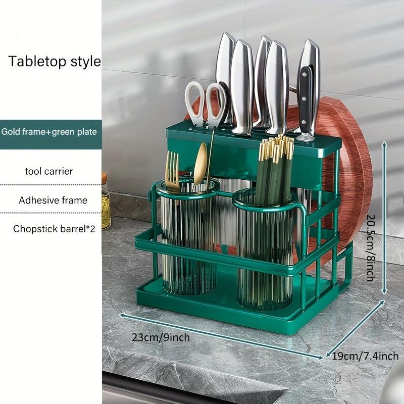 Kitchen Holder Cutting Board Rack Wall Mounted Countertop Integrated