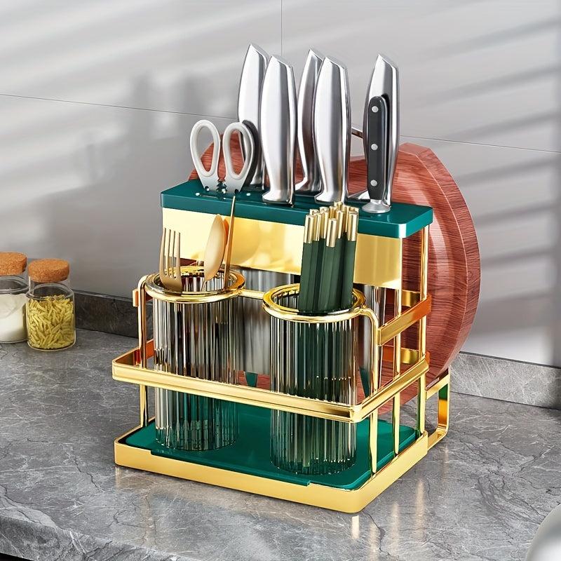 Kitchen Holder Cutting Board Rack Wall Mounted Countertop Integrated
