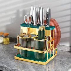 Kitchen Holder Cutting Board Rack Wall Mounted Countertop Integrated