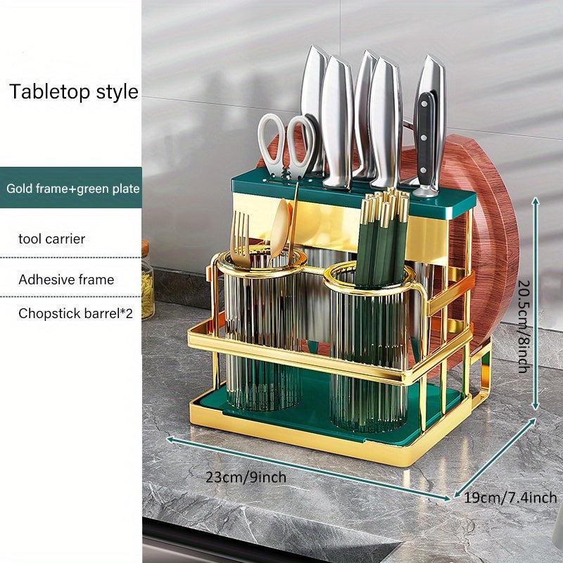 Kitchen Holder Cutting Board Rack Wall Mounted Countertop Integrated