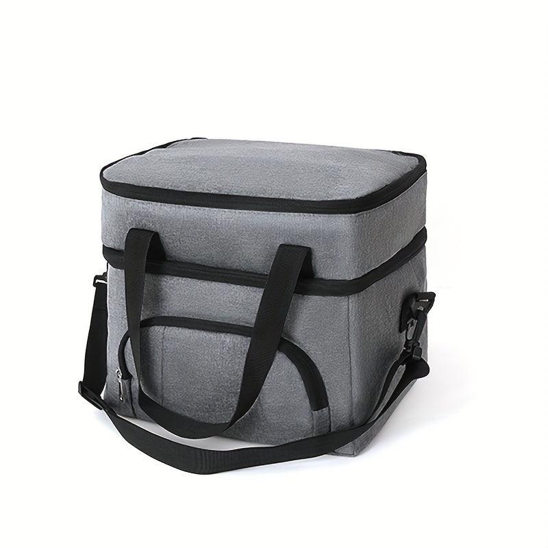 20L Large Double Layer Picnic Bag for Office Work School Beach