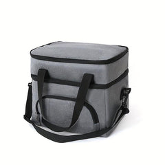 20L Large Double Layer Picnic Bag for Office Work School Beach