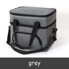 20L Large Double Layer Picnic Bag for Office Work School Beach