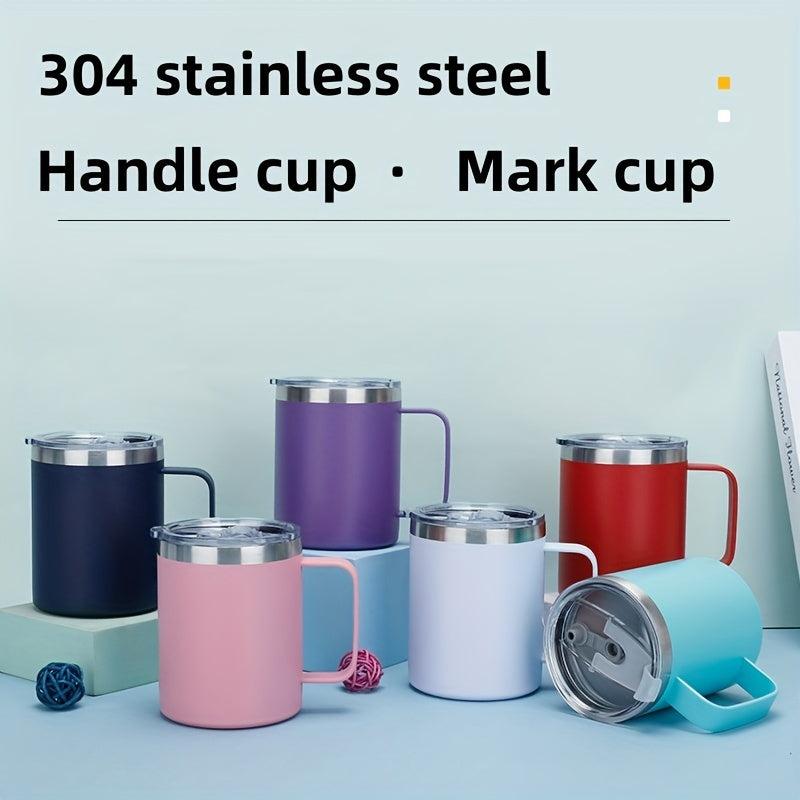 12oz Vacuum Flask Portable Thermal Bottle Stainless Steel Leakproof
