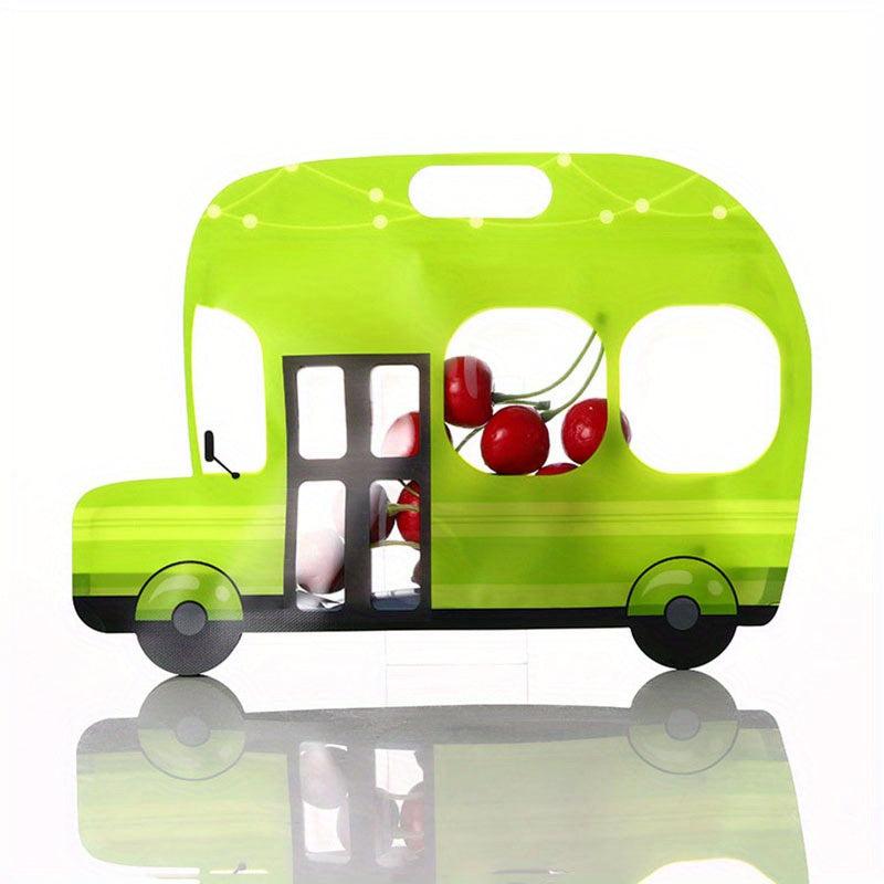 5pcs Car Disposable Baking Bag Clear Window Pouch for Party Favor Halloween