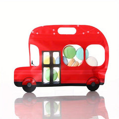 5pcs Car Disposable Baking Bag Clear Window Pouch for Party Favor Halloween
