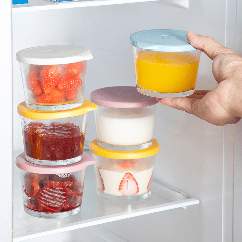 Leakproof Glass Fresh Keeping Box with Lid for Food Storage