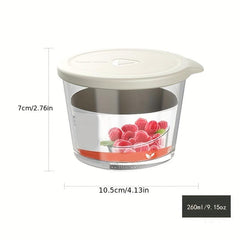 Leakproof Glass Fresh Keeping Box with Lid for Food Storage