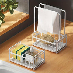 Sink Caddy Sponge Holder for Kitchen Sink Toilet Storage Rack