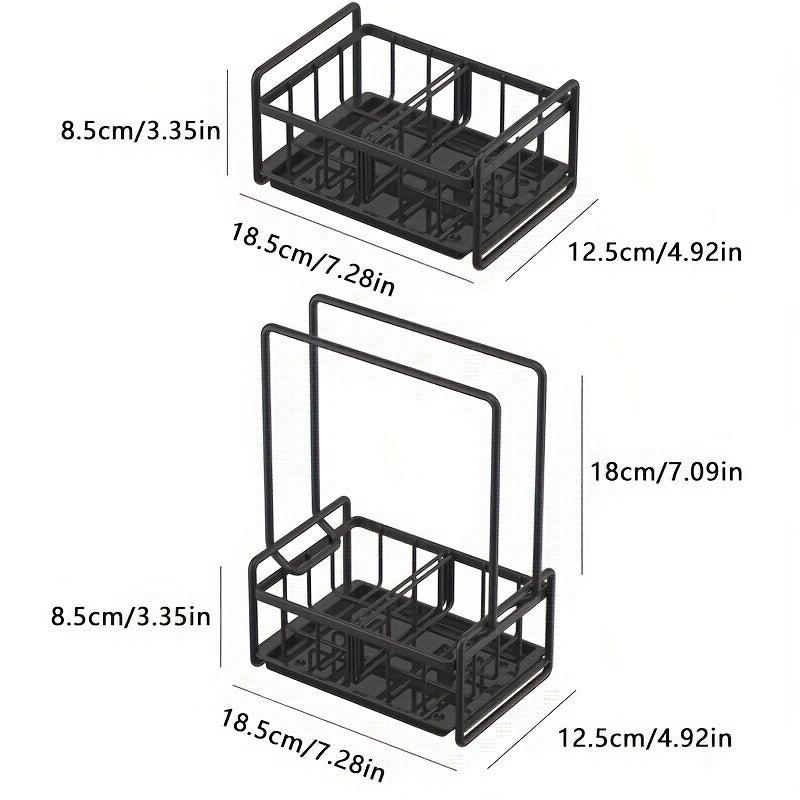 Sink Caddy Sponge Holder for Kitchen Sink Toilet Storage Rack