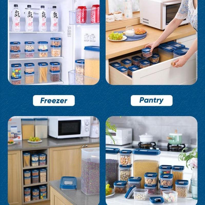 6pcs Multigrain Storage Container Set Kitchen Refrigerator BPA Free