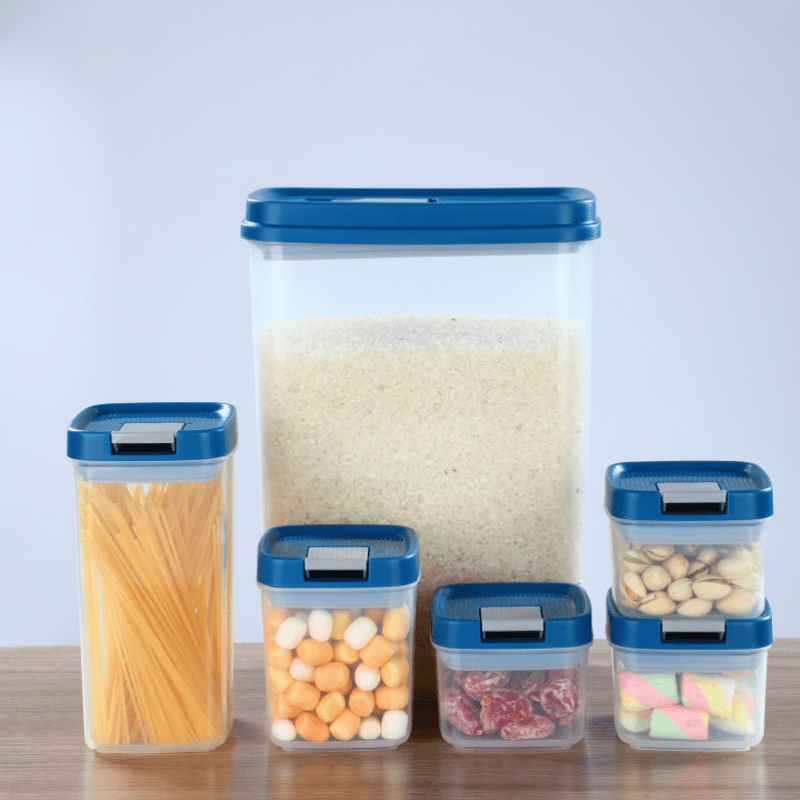 6pcs Multigrain Storage Container Set Kitchen Refrigerator BPA Free
