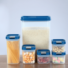 6pcs Multigrain Storage Container Set Kitchen Refrigerator BPA Free