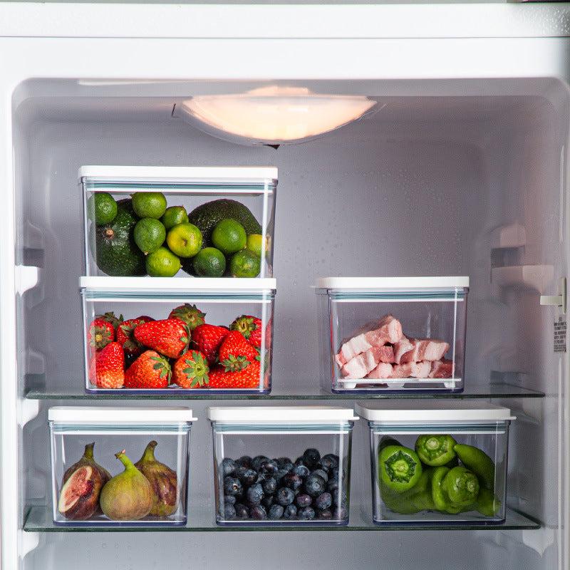 Double Layer Food Drain Box for Fresh Keeping in Refrigerator