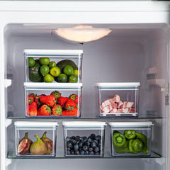 Double Layer Food Drain Box for Fresh Keeping in Refrigerator