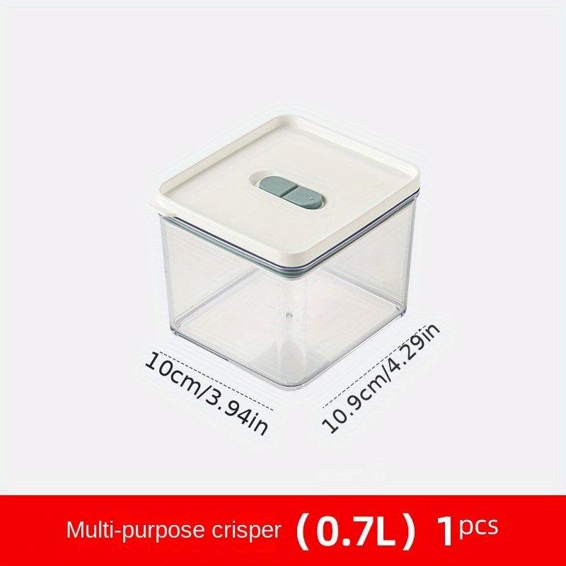 Double Layer Food Drain Box for Fresh Keeping in Refrigerator