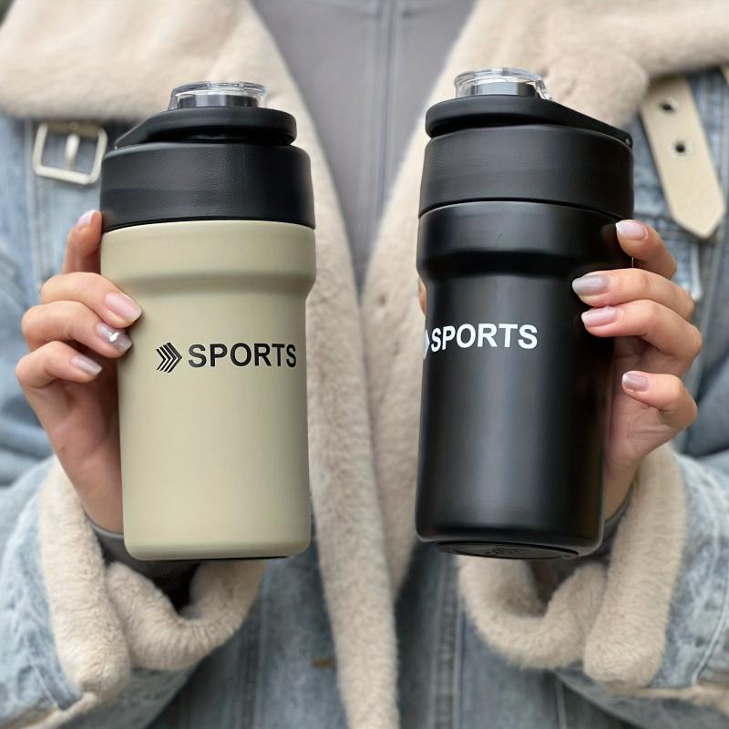 Stainless Steel Thermal Tumbler with Straw - Leakproof Insulated Cup