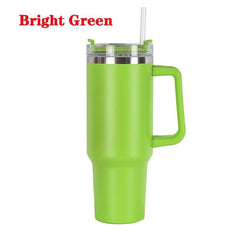 40oz Stainless Steel Vacuum Flask with Straw