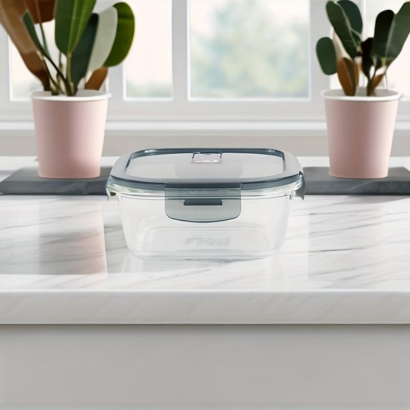 Heat Resistant Glass Lunch Box Shatter Resistant Bento Box