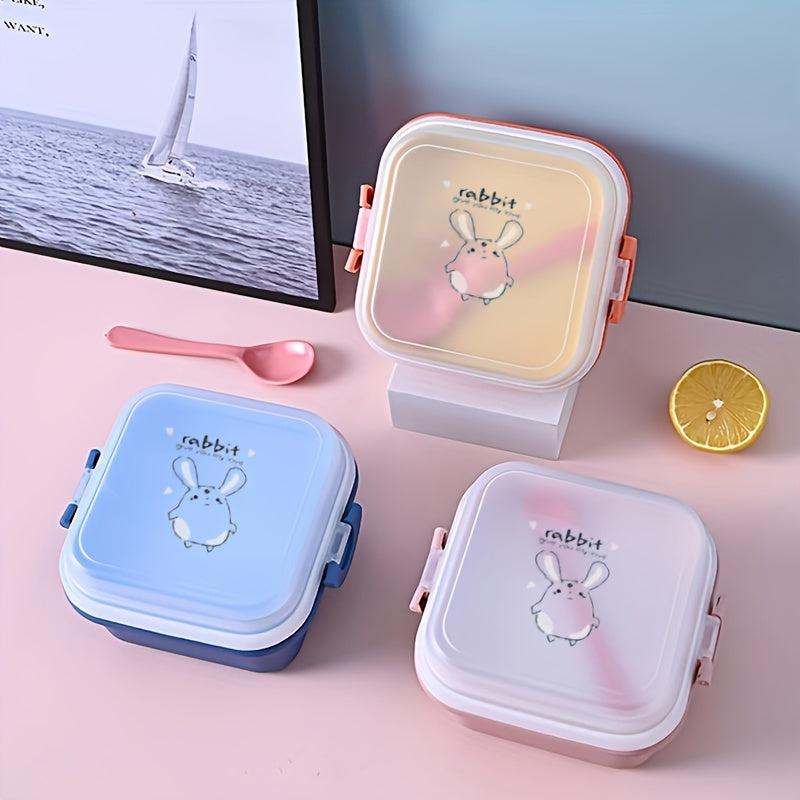 Microwave Double Lunch Box PP Bento Leakproof Container for School