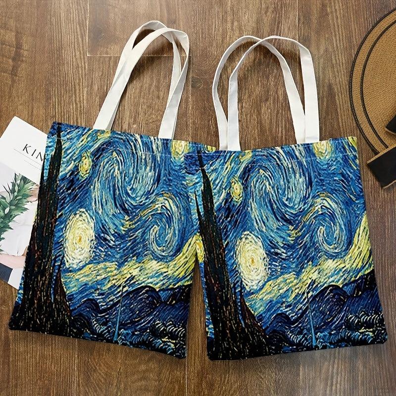 World Famous Painting Series 1 Printed Bag Eco Friendly Shopping Tote Bag