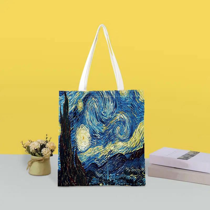 World Famous Painting Series 1 Printed Bag Eco Friendly Shopping Tote Bag