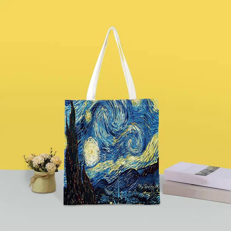 World Famous Painting Series 1 Printed Bag Eco Friendly Shopping Tote Bag