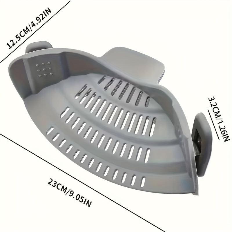 Adjustable Silicone Clip On Strainer Pot Strainer & Pasta Strainer