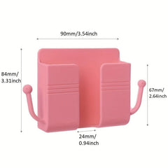 Wall Mounted Mobile Phone Plug Holder Storage Box