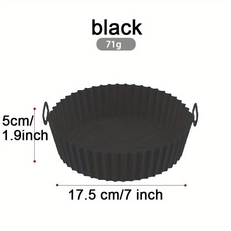 Silicone Air Fryer Liners Round Non Stick Reusable Replacement