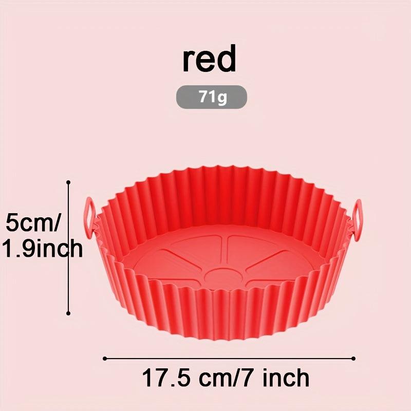 Silicone Air Fryer Liners Round Non Stick Reusable Replacement