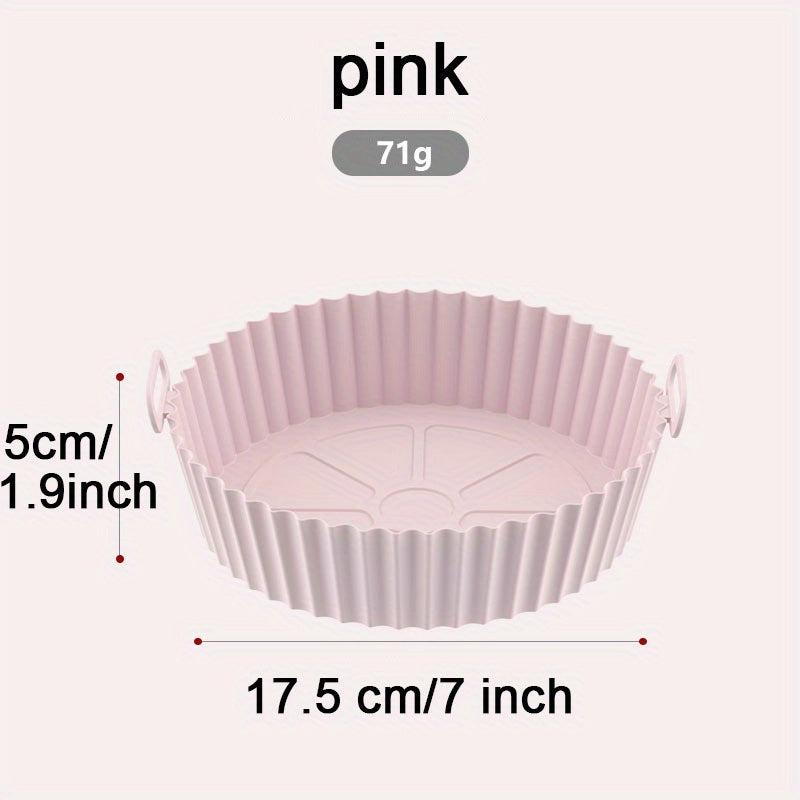 Silicone Air Fryer Liners Round Non Stick Reusable Replacement