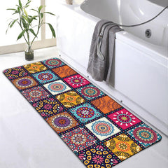 Retro Vintage Patterned Doormat Floor Mat Bedroom Rug