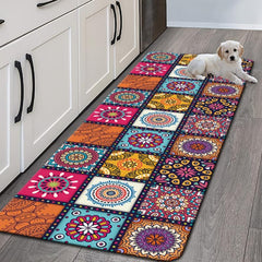 Retro Vintage Patterned Doormat Floor Mat Bedroom Rug
