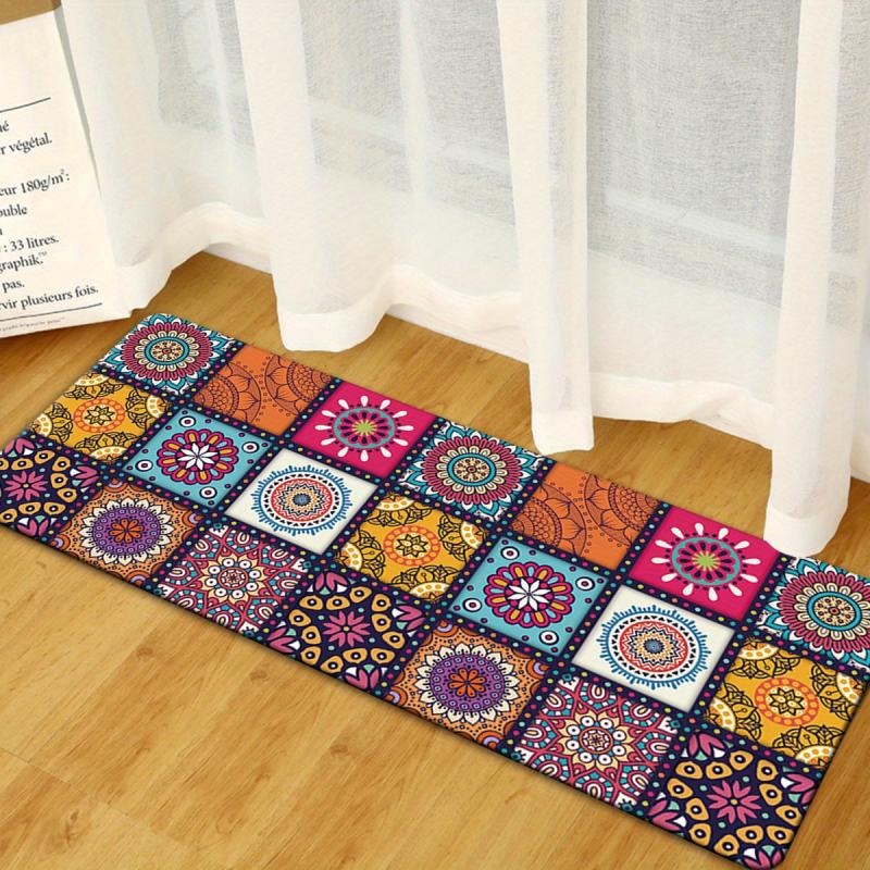 Retro Vintage Patterned Doormat Floor Mat Bedroom Rug
