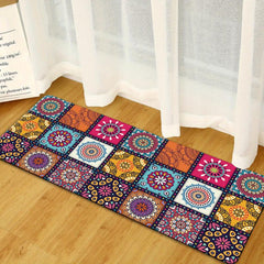 Retro Vintage Patterned Doormat Floor Mat Bedroom Rug