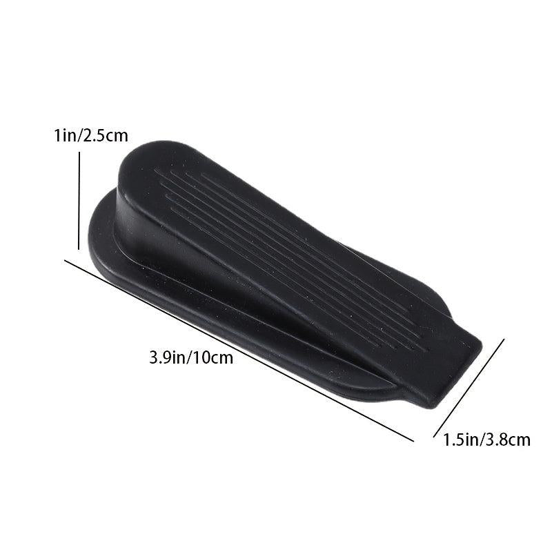 Child Safety Door Stop Plastic Plug with Rubber Grip