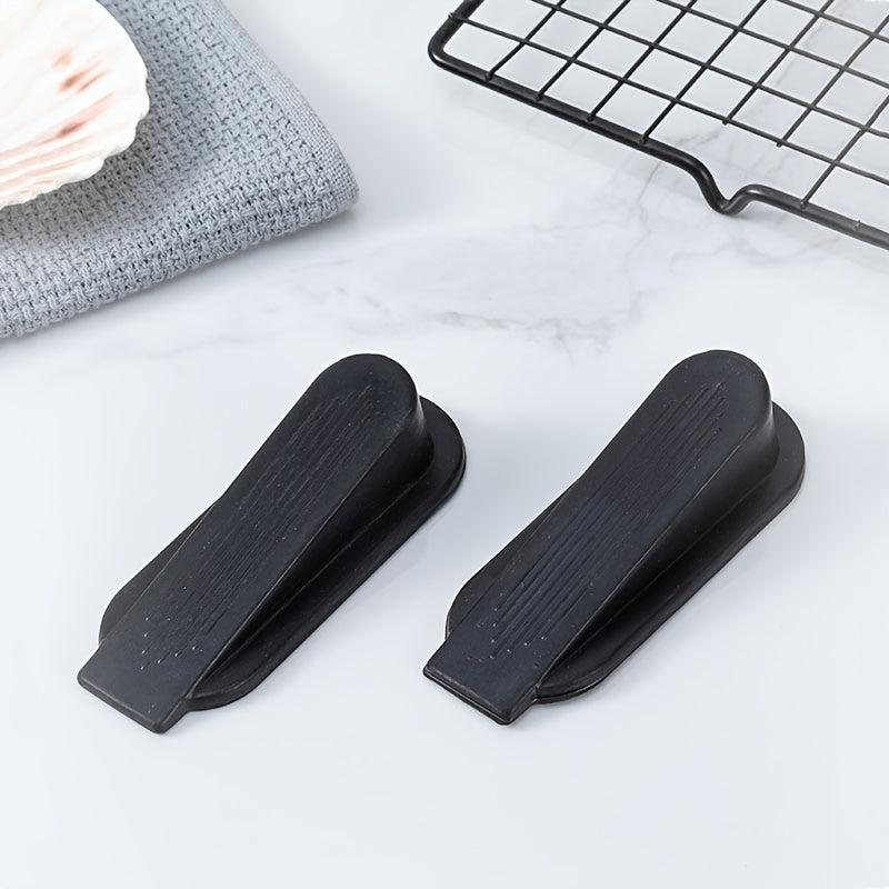 Child Safety Door Stop Plastic Plug with Rubber Grip