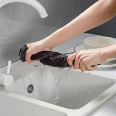 5pcs Checkered Cleaning Small Rag Solid Cleaning Cloth Antibacterial Washable