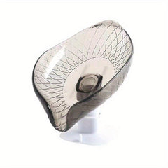 Leaf Drain Soap Box with Suction Cup for Bathroom Organization