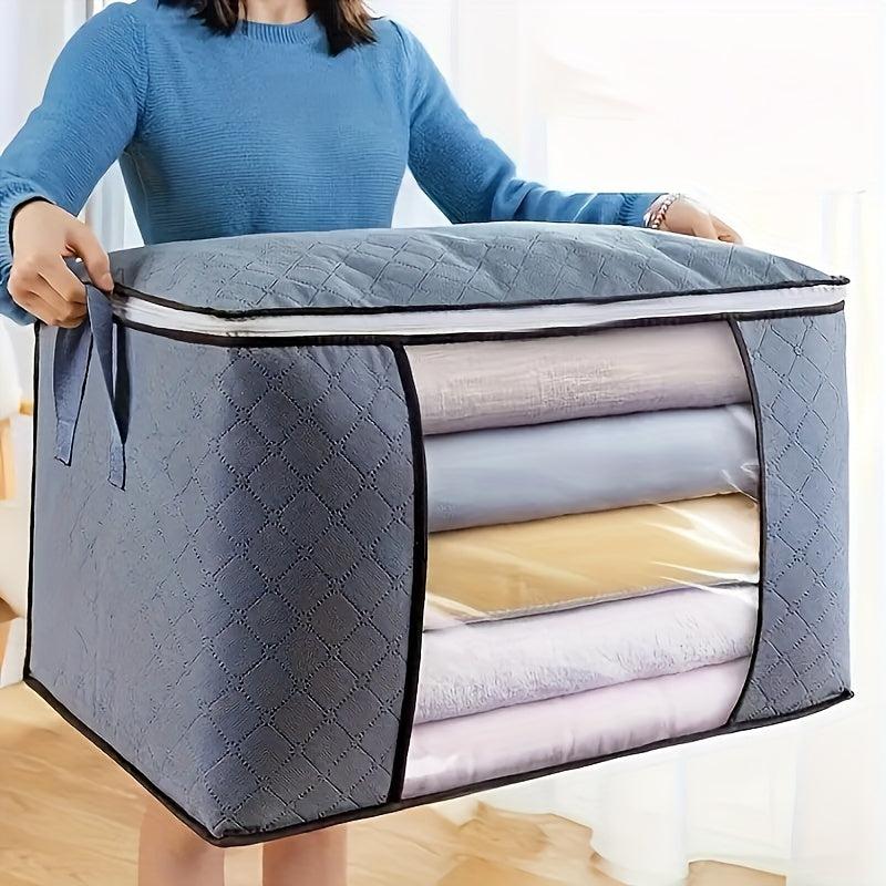 Large Underbed Storage Bag with Reinforced Handle Clear Observation Window