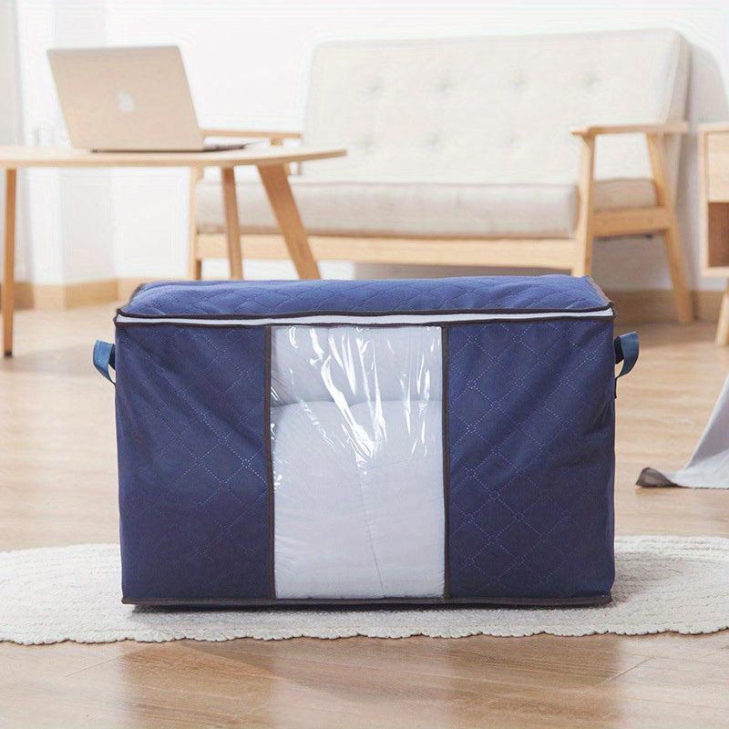 Large Underbed Storage Bag with Reinforced Handle Clear Observation Window
