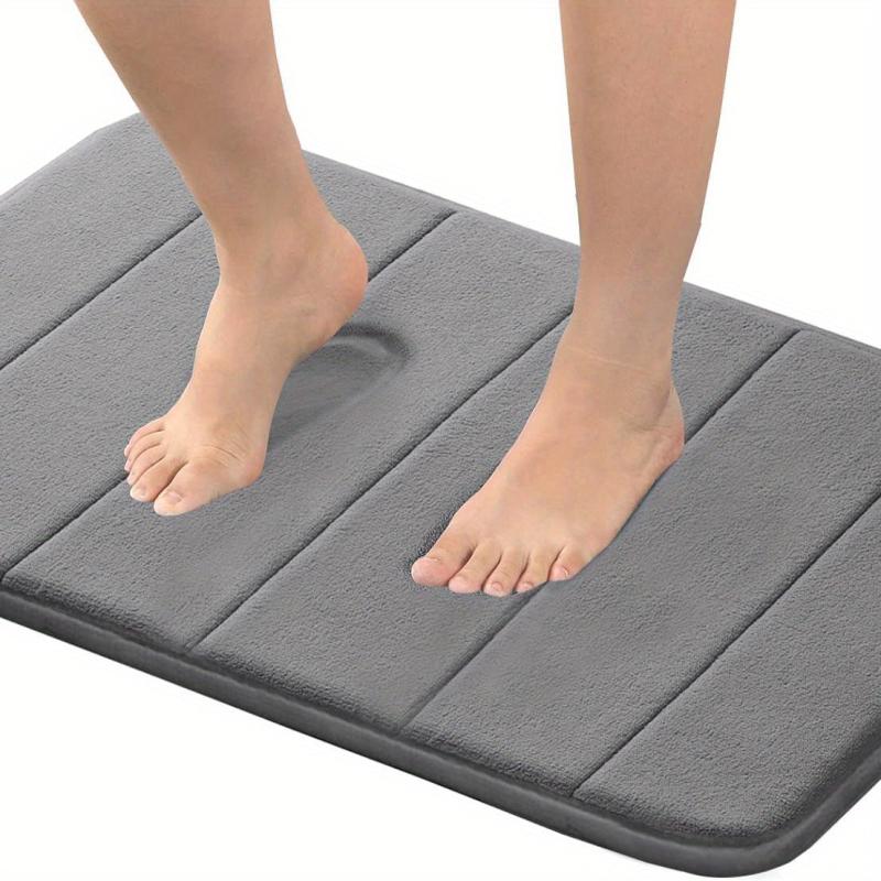 Soft Memory Foam Bathroom Mat Quick Absorption Anti Slip Bathroom Decor