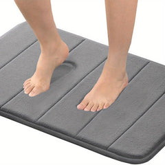 Soft Memory Foam Bathroom Mat Quick Absorption Anti Slip Bathroom Decor