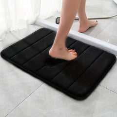Soft Memory Foam Bathroom Mat Quick Absorption Anti Slip Bathroom Decor