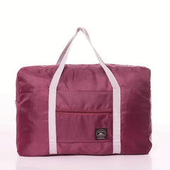 Foldable Travel Duffel Bag Waterproof Carry On Luggage Bag Handbag
