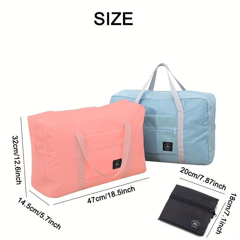 Foldable Travel Duffel Bag Waterproof Carry On Luggage Bag Handbag