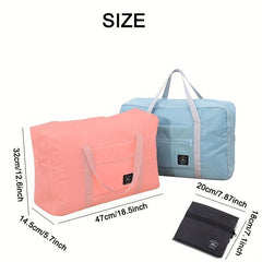 Foldable Travel Duffel Bag Waterproof Carry On Luggage Bag Handbag